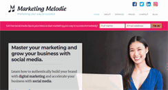Desktop Screenshot of marketingmelodie.com